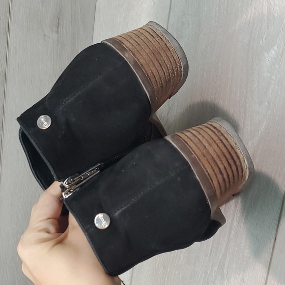 Circus by Sam Edelman Womens Suede Ankle Heels Booties shoes sz 8 - Picture 5 of 12